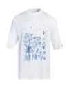 Neil Barrett Printed Dancing In The Moonlight Easy Fit T-shirt In White