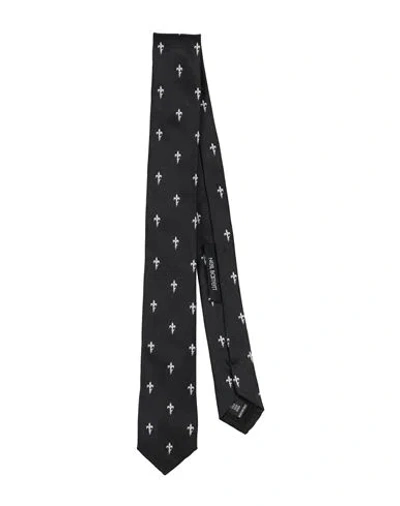 Neil Barrett Man Ties & Bow Ties Black Size - Silk