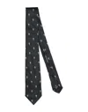 Neil Barrett Man Ties & Bow Ties Black Size - Silk In Black