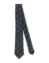 Neil Barrett Man Ties & Bow Ties Midnight Blue Size - Silk