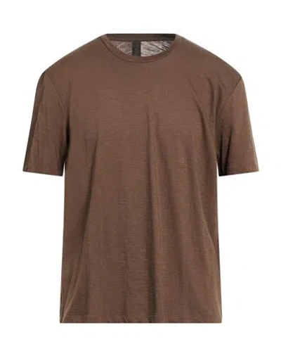 Neil Barrett Man T-shirt Light Brown Size S Cotton