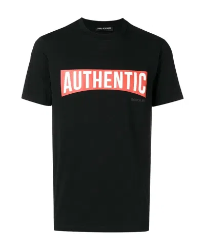 Neil Barrett Men's Polo/ T-shirt / Blouse In Black