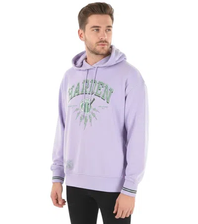Neil Barrett Logo-print Drawstring Hoodie In Purple