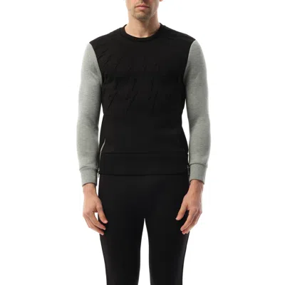 Neil Barrett Men's Sweatshirt In Black/grey