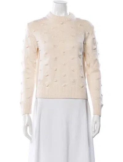 Pre-owned Neil Barrett Merino Wool Patterned Sweater In Neutral