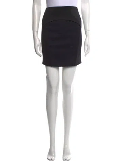 Pre-owned Neil Barrett Mini Skirt In Black