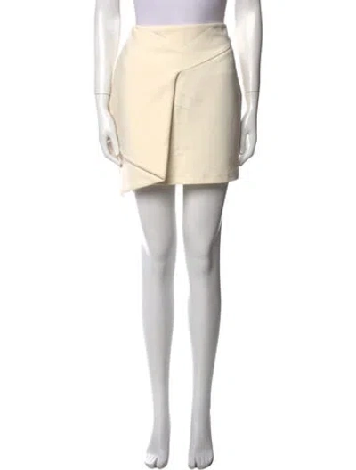 Pre-owned Neil Barrett Mini Skirt W/ Tags In Neutral
