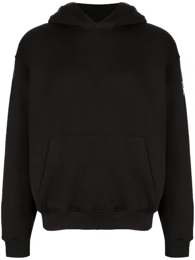 Neil Barrett Minimalist Bolts Appliqué-detail Hoodie In Black