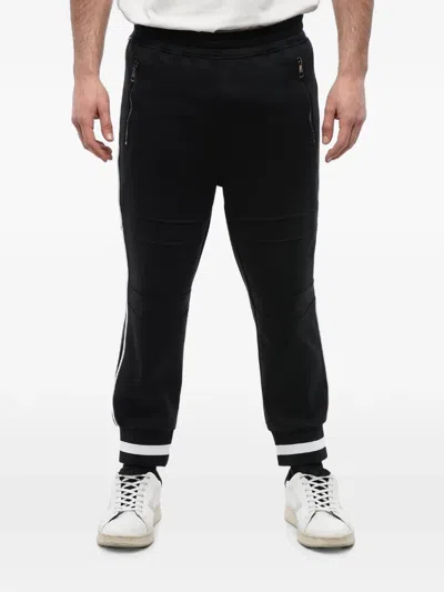 Neil Barrett Modernist Biker Track Pants In Black