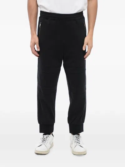 Neil Barrett Modernist Biker Track Pants In Black