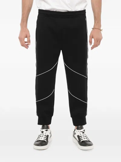 Neil Barrett Modernist Skinny-fit Track Pants In Black