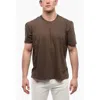 Neil Barrett Monochrome Yoke Back Cotton T-shirt