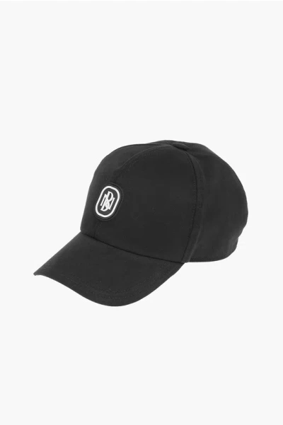 Neil Barrett Monogram Baseball Hat In Black