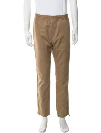 Pre-owned Neil Barrett Moto Pants W/ Tags In Brown