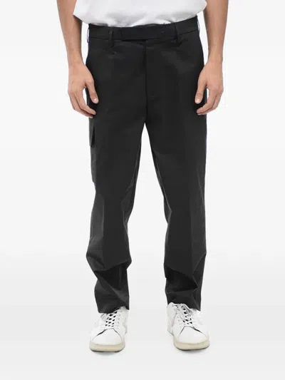 Neil Barrett Multi-pocketed Cargo Pants In Black