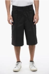 Neil Barrett Multipocketed Cotton Blend Shorts With Belt Loops