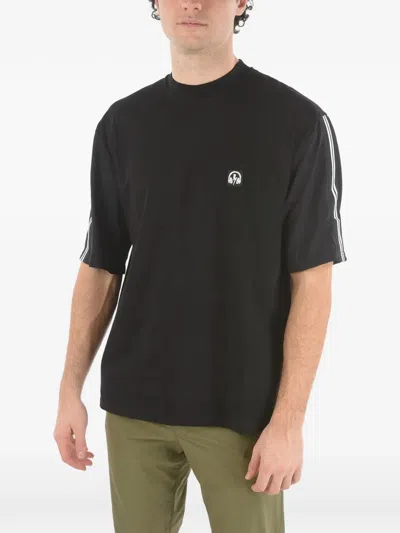 Neil Barrett Music Bolt Varsity T-shirt In Black