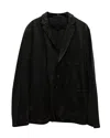Neil Barrett Neil Barett Soft Jacket In Black Leather In Black