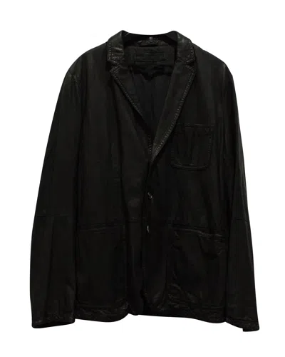 Neil Barrett Neil Barett Soft Jacket In Black Leather