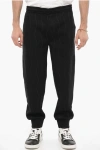 Neil Barrett Neoprene Loose Fit Joggers With Visible Stitching