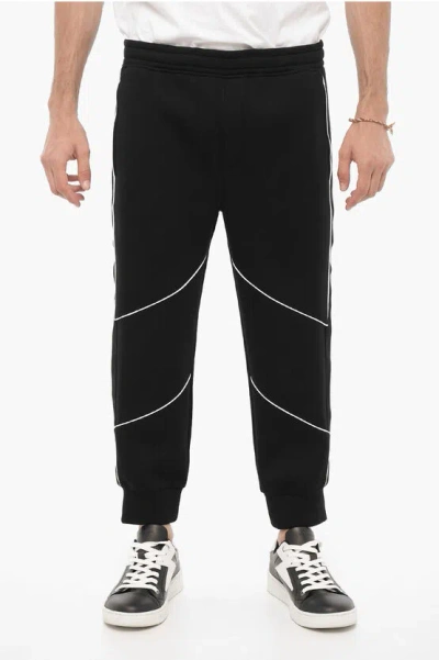 Neil Barrett Neoprene Skinny Fit Modernist Joggers In Black