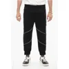 Neil Barrett Neoprene Skinny Fit Modernist Joggers In Black