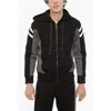 Neil Barrett Neoprene Slim Fit Modernist Sweatshirt With Zip Closure In Black