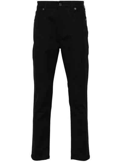 Neil Barrett Nick Mid-rise Skinny Trousers In Black