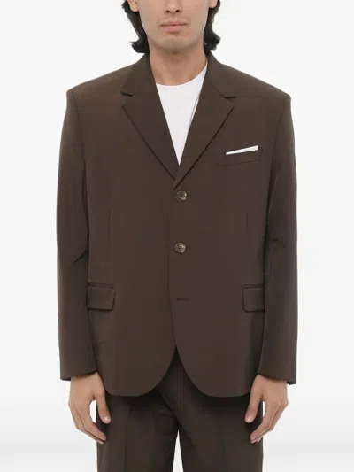 Neil Barrett Notch-lapel Single-breasted Blazer In Multi