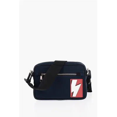 Neil Barrett Nylon Shoulder Bum Bag With Adjustable Women's Strap