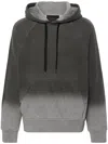 Neil Barrett Ombré-effect Cotton Hoodie In Black