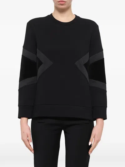 Neil Barrett Panelled Sweatshirt In Black