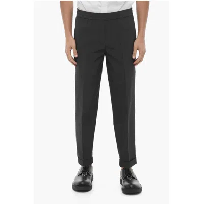 Neil Barrett Pantaloni Rem Slim Fit A Men's Bassa Con Elastico In Men's Vita
