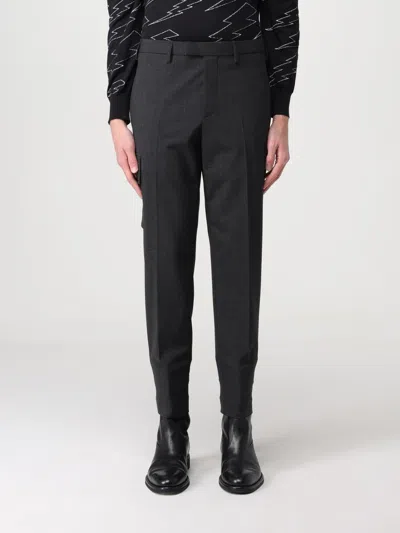 Neil Barrett Pantaloni Rem Slim Fit A Vita Bassa Con Elastico In Vita In Black