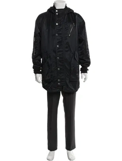 Pre-owned Neil Barrett Parka In Black