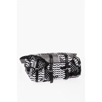 Neil Barrett Patterned Kefiah Maxi Bum Women's Bag