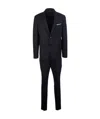 Neil Barrett Suit And Trousers Set In Black Viscose In Black