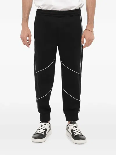 Neil Barrett Piping Track Pants In Black