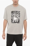 Neil Barrett Printed Aquarius The Humanitarian Crew-neck T-shirt