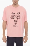 Neil Barrett Printed Aries The Warrior Crew-neck T-shirt