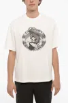 Neil Barrett Printed Capricorn The Leader Crew-neck T-shirt In White