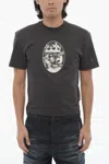 Neil Barrett Printed Rock Band Zodiac Leon Crew-neck T-shirt In Grey