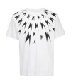 Neil Barrett Man T-shirt White Size Xxl Cotton In White