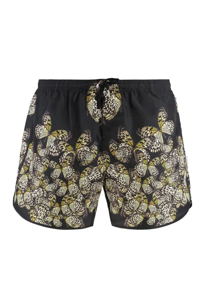 NEIL BARRETT PRINTED SWIM SHORTS