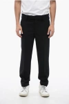 Neil Barrett Regular Rise Metal Hem Wool Blend Pants