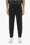 Neil Barrett Cropped Gabardine Tapered Trousers