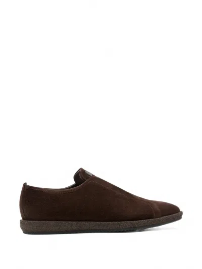 Neil Barrett Repello Suede Slip-on Sneakers In Brown