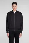 Neil Barrett Reversible Bomber Bomber In Black Viscose In Black