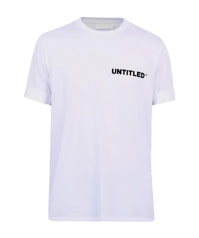 Neil Barrett Round-necked Logo T-shirt In White