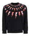 Neil Barrett Thunderbolt-print Sweatshirt In Black